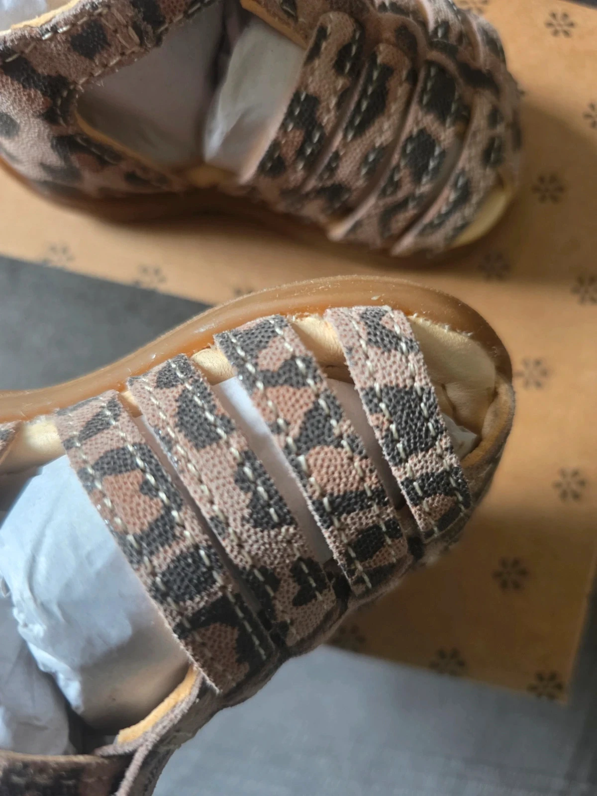 Aster - Ofilie shoes - leopard beige size 17 – photo 7